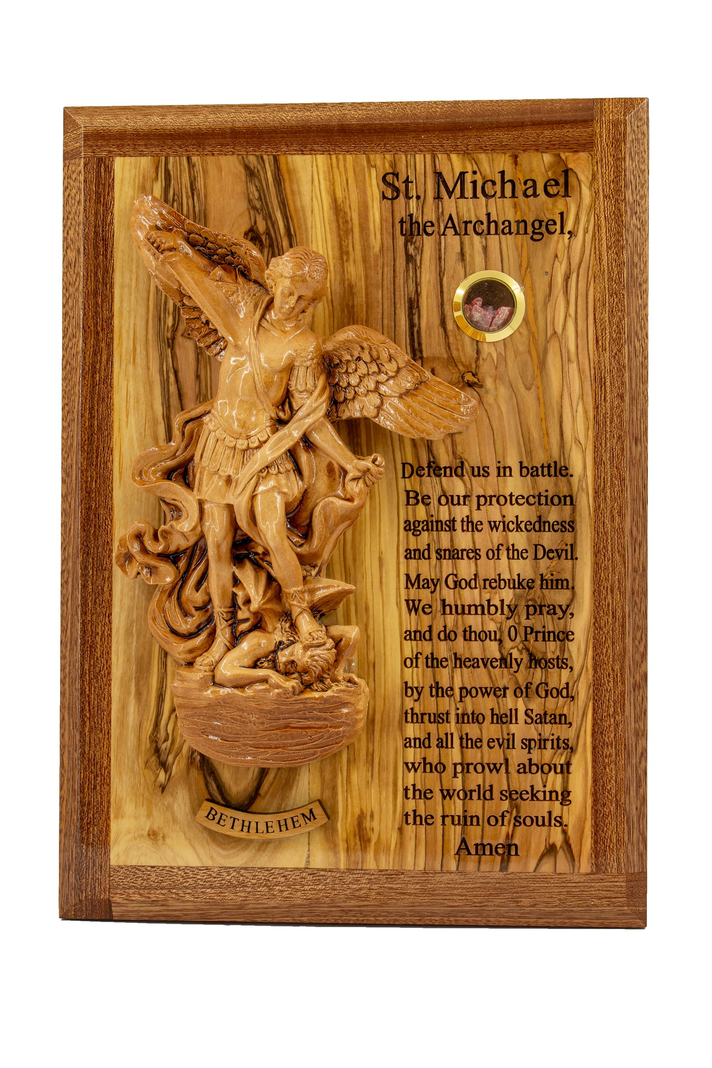 St. Michael Plaque