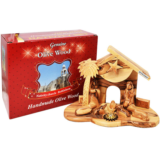 Olive Wood Musical Nativity