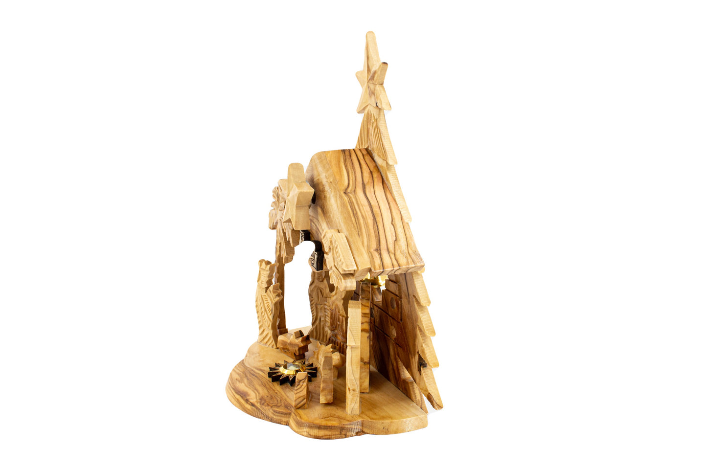 Nativity Set with Music Box