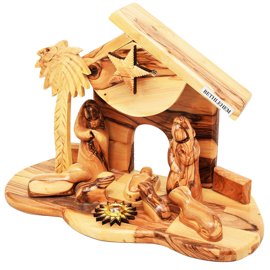 Olive Wood Musical Nativity