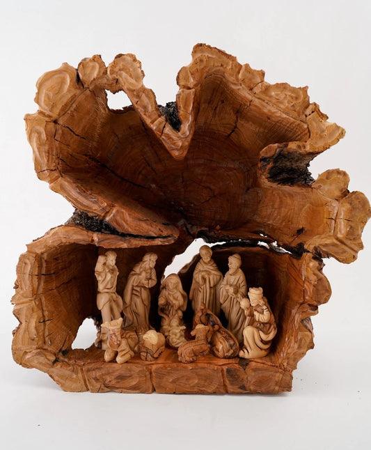 Olive Wood Nativity Set