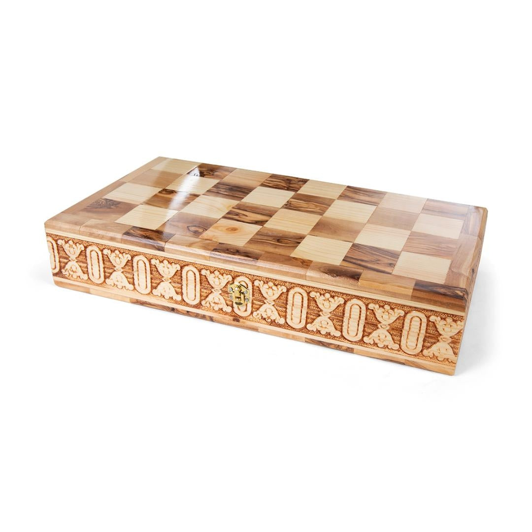 Olive Wood Handmade Chess Set
