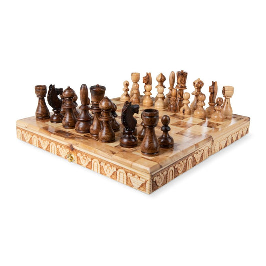 Olive Wood Handmade Chess Set